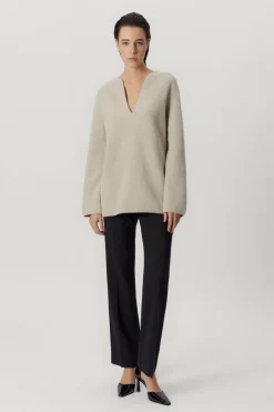 V-neck Over in Lana Cardata